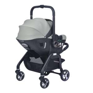 Système de voyage luxueux combiné, siège <span class=keywords><strong>auto</strong></span>, poussette, cadre en aluminium, pliage facile, poussette paysage, porte-bébé pour nourrissons et enfants - Product Image 5