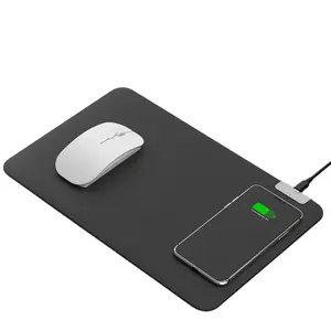 2 in 1 wireless mousepads with digital gamer led direction light computer fittings mouse pad wireless phone charger