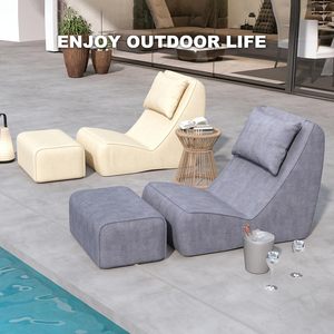 Cómodos sillones de cuentas para interiores y exteriores, silla de fotografía, sofá grande portátil para sala de estar - Product Image 5