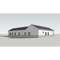 Conception de maisons préfabriquées, bâtiments d'entrepôts, maisons préfabriquées