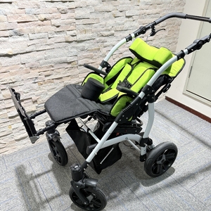 <b>Lightweight</b> Aluminum CP Baby Stroller Manual Foldable Reclining <b>Buggy</b> Standing Children Cerebral Palsy Wheelchair Outdoor Use - Product Image 4