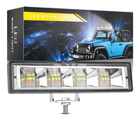 DXZ H-1B-SS-4-W+Y OE H1BSS4 12V-24V 6 pouces 24 LED 72W Phare de travail LED pour voiture certifié CE Garantie 1 an Adaptation universelle Antibrouillard