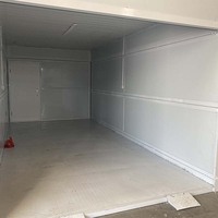 Maison modulaire miniature à deux étages bon marché, accessoires, cadres en acier préfabriqués avec salle de bain, vente en gros, prêt à l'emploi, logement à énergie solaire