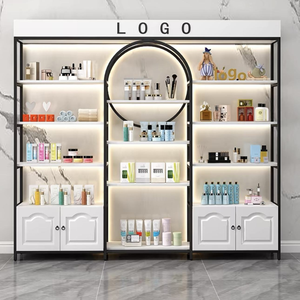 Étagère de présentation cosmétique pour salon de beauté, mobilier de salon de coiffure, mannequin pour présentoir de perruques - Product Image 4
