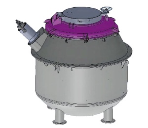 Trà vòi lò Nồi nhiệt độ chân không 0.5t Bảo trì miễn phí nhôm nóng chảy kim loại đổ muôi - Product Image 1