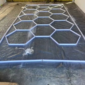 Hexagon Detailing Workshop Lights Led pour atelier de voiture et <span class=keywords><strong>garage</strong></span> Plafond Nid d'abeille Lights Work <span class=keywords><strong>Garage</strong></span> Led Light - Product Image 5