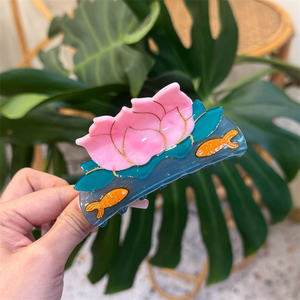 جديد عصري أوشن شل نجم البحر الخيال النساء ، دراجونفلي اللؤلؤ خلات حجر الراين جودة عالية - Product Image 4