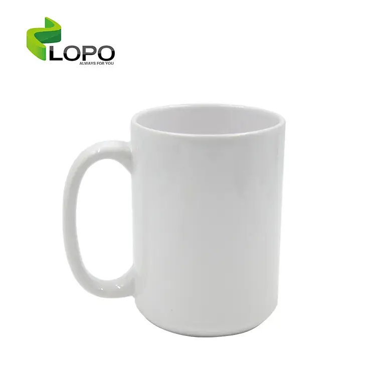 Mug Manufacturer Usa Uk Warehouse Ceramic White Mug Thermal Transfer Press Sublimation Cups To Sublimate 15 Oz