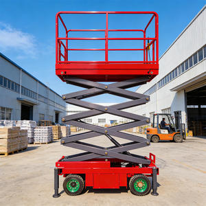 منصة رفع كهربائية متحركة من سبائك الألومنيوم، سرعة رفع 150/120 ثانية، سعة لشخصين، ارتفاع 4 أمتار - Product Image 2