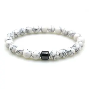 Bracelet de perles de pierre d'oeil de tigre Bracelet d'aimant d'équilibre de guérison pour des bijoux de soins de santé