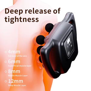 Thiết Kế Mới Khu Vực Lớn Đa Đầu Fascia Súng Cơ Bắp Thư Giãn Rung Điện Sâu Mô Massage Súng - Product Image 3