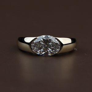 Anillo de Compromiso de Diamante Cultivado en Laboratorio de Lujo para Mujer, 2.6 Quilates, en Plata, Oro de 10K, Oro de 14K, Oro de 18K, Joyería Fina y Elegante para Novia - Product Image 1