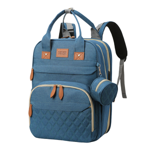 Sac de <span class=keywords><strong>lit</strong></span> pliable multifonctionnel portable en tissu Oxford imperméable et isolé pour mère et bébé, avec port USB, grande capacité, pour <span class=keywords><strong>voyage</strong></span> en extérieur - Product Image 6