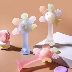 <span class=keywords><strong>Mordedor</strong></span> de Silicona <span class=keywords><strong>para</strong></span> Bebé con Diseño de Dibujos Animados, Juguetes <span class=keywords><strong>para</strong></span> la Dentición con Patrón de <span class=keywords><strong>Frutas</strong></span> Suaves - Product Image 1