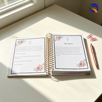 Carnets à spirale A5 lignés à couverture rigide en gros pour le bureau, l'école, les étudiants et la prise de notes de réunion
