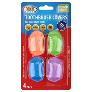 OralFusion豆豌豆造型便携式牙刷头套旅行洗牙刷盒牙刷头保护套盒