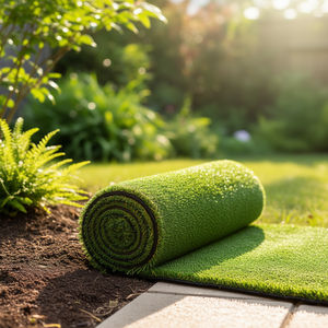 Césped Artificial de 3.3 x 16.4 Pies, Verde, de Polipropileno, Duradero, Fácil de Instalar, para Uso en Patios Traseros - Product Image 2