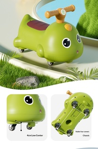 Macchina Giocattolo a Forma di Dinosauro con Ruote Silenziose e Anti-Ribaltamento per <span class=keywords><strong>Bambini</strong></span> 1-3 Anni - Regalo di Compleanno Unisex - Product Image 4