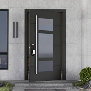 Fabricant chinois de premier plan, portes extérieures pré-assemblées sur mesure, portes d'entrée, portes extérieures pivotantes résistantes aux ouragans à Foshan - Product Image 6