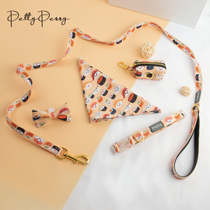 Set rompi harness anjing peliharaan mewah, setelan rompi harness anjing hewan peliharaan mewah, Neoprene halus, gaya Sushi, disesuaikan, XS S M L XL - Product Image 2