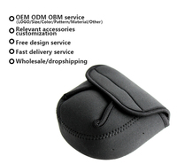OEM ODM Logo Tas Reel Pancing Neoprene Tas Pancing Aksesori Pelindung Roda Pelindung Tas Penyimpanan Gulungan Lengan Tahan Air