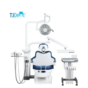 快適な歯科用椅子LEDランプまたはハロゲンランプ付き歯科用ユニット