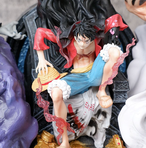 47.5cm 18.7 pouces Trône <span class=keywords><strong>Luffy</strong></span> Original Qualité Singe <span class=keywords><strong>D</strong></span> <span class=keywords><strong>Luffy</strong></span> PVC Résine Anime Figure Action Figure - Product Image 5