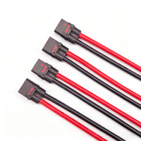 Connecteur de batterie haute intensité Amass TS8 mâle-femelle plaqué or avec câble en silicone pour batterie Lipo RC et drone