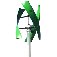 Générateur magnétique unité complète générateur maison 200w 12v 24v 48v Mini éolienne horizontale en aluminium