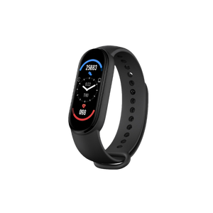Vòng đeo tay thông minh M6 cáp sạc từ tính <span class=keywords><strong>M5</strong></span> đo nhịp tim điện thoại di động quà tặng thể thao nhà máy chống nước công nghệ đen - Product Image 1
