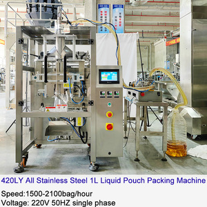 Machine d'emballage automatique de sachets de sauce préfabriqués de 1L pour restaurant <span class=keywords><strong>Thousand</strong></span> Island Dressing Pizza Hamburger Pouch Machine de remplissage - Product Image 6