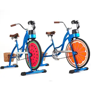 EXI bisiklet makineleri mavi Retro motor özel sabit vites sabit Unicycles Blender ile