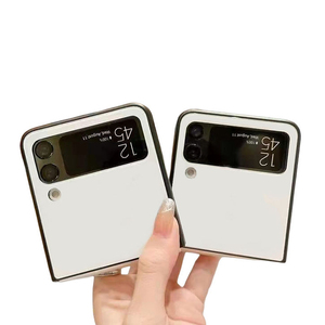 Étui de téléphone en plastique dur vierge à Sublimation 2D pour <span class=keywords><strong>Samsung</strong></span> Z <span class=keywords><strong>Flip3</strong></span> 5G avec plaque en aluminium, prix d'usine - Product Image 5