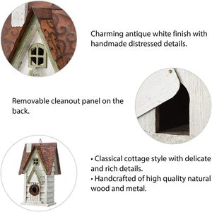 Casetta per Uccelli <span class=keywords><strong>in</strong></span> <span class=keywords><strong>Legno</strong></span> da Appendere, Decorazione da Giardino, Vendita all'Ingrosso - Product Image 2