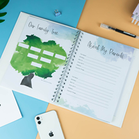 Memoria de embarazo personalizada Registro de recién nacido Tapa dura plan de nacimiento cuaderno de recuerdo libro de bebé diario prenatal
