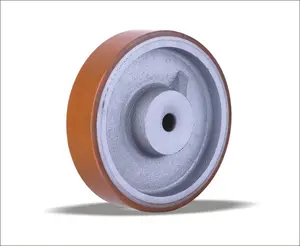 Roda do poliuretano do Plutônio View Ampliar Imagem Adicionar para Comparar Compartilhar Roda resistente do poliuretano do ferro fundido 200mm para o trole