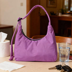 Elegant Waterproof Fashion Casual Crossbody Crescent <b>Shoulder</b> <b>Bag</b> with Zipper Closure Portable for Unisex - Product Image 1