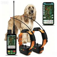 Collier de suivi pour chien de qualité militaire, édition chasse, double antenne (GPS/GSM) + balise LED étanche pour la chasse nocturne et autonomie de 28 heures