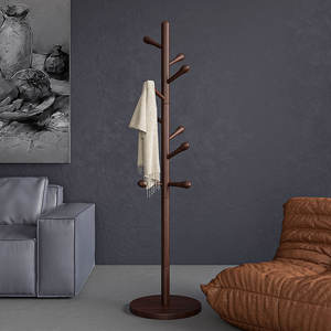 Elegante Perchero <span class=keywords><strong>de</strong></span> <span class=keywords><strong>madera</strong></span> con organizador <span class=keywords><strong>de</strong></span> colgador <span class=keywords><strong>de</strong></span> ropa elegante colgador <span class=keywords><strong>de</strong></span> piso - Product Image 3