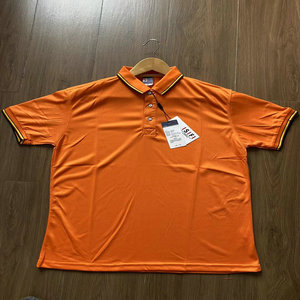 1,3 dólar modelo LSF002 tamaño S-5XL Polo seco Quicken algodón hombres entrenamiento manga corta Color liso <span class=keywords><strong>Polos</strong></span> camisas para hombres - Product Image 2