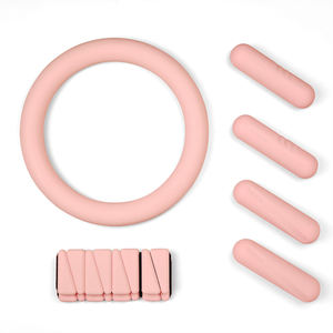 Gym Equipment Fitness Set Yoga Pilates Workouts Set Silicone <b>Dumbbell</b> Power Ring <b>Dumbbell</b> Bar Adjustable Ankle Wrist Weight - Product Image 3