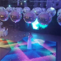 Achetez un sol de danse disco magnétique lumineux, éclairage DJ, sol de danse vidéo numérique à LED pour mariage
