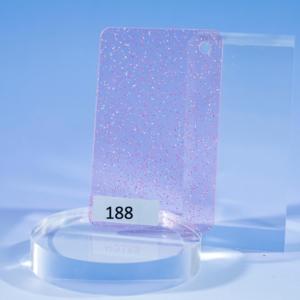 Feuille décorative en acrylique holographique hexagonal à paillettes haute densité, découpée au laser, épaisseur 2,5-10 mm, 5x5 cm - Product Image 4