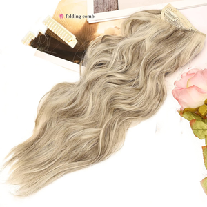Tianci Wire Halo Extensions de cheveux humains teints cheveux Remy russes en vrac-styles de vague profonde lâche de vague de corps droite - Product Image 4