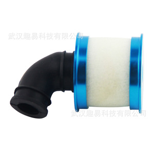 Filtro de aire de aluminio con tapa 04104 02028 para modelos 1/10 HSP Himoto Redcat - Product Image 3