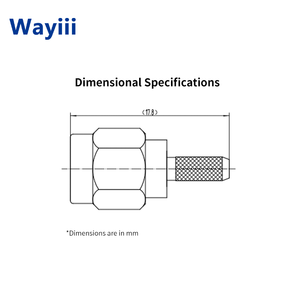 Wiiii sma पुरुष craf कोएक्सियल कनेक्टर DC-6GHz rf माइक्रोवेव एडाप्टर rf माइक्रोवेव घटक निर्माता - Product Image 6