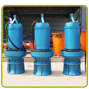 Bomba de Agua Eléctrica de Flujo Axial Vertical, Bomba Sumergible de Gran Caudal para Riego Agrícola - Product Image 2