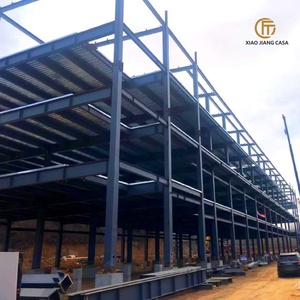 Precio de fábrica, estructura de acero metálica prefabricada personalizada, edificio de oficinas de gran envergadura, escuela, supermercado, centro comercial, edificio - Product Image 2