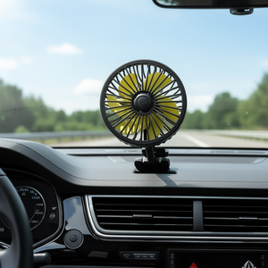 Ventilateur USB de refroidissement pour voiture, 6 pouces, 3 vitesses, à clipser sur tableau de bord ou fenêtre, pour siège arrière et usage domestique - Product Image 2