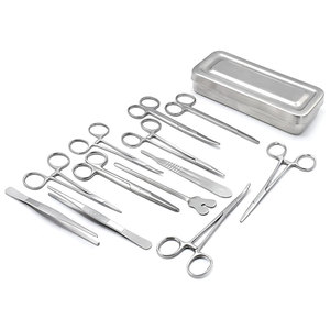 Kit d'instruments chirurgicaux de base réutilisables et écologiques pour la chirurgie générale, instruments chirurgicaux en acier inoxydable, ensembles de pansements, outils - Product Image 5